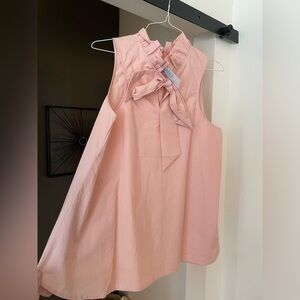 Pink high in front low long in back shirt